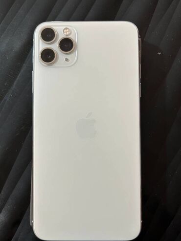 Apple iPhone: IPhone 11 Pro Max, 64 GB, Ağ, Face ID, Sənədlərlə