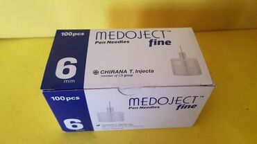 Ostali medicinski proizvodi: MEDOJECT FINE Pen iglice za insulin 6mm 100 kom u kutiji Imam 3