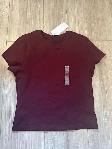 pull bear: Футболка, Классическая модель, Uniqlo, Хлопок, Новый, S, M — 2