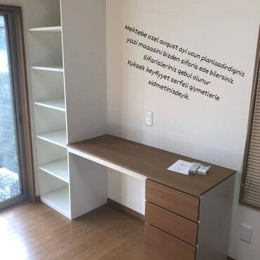 Masalar: Kompüter masası, Yeni, Açılmayan, Laminat, Dördbucaq masa