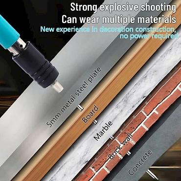 pərçim vuran: №: 5309 Məhsulun adı: Beton üçün mismar vurucu Tmakota, 33.5×11×3.7 — 3
