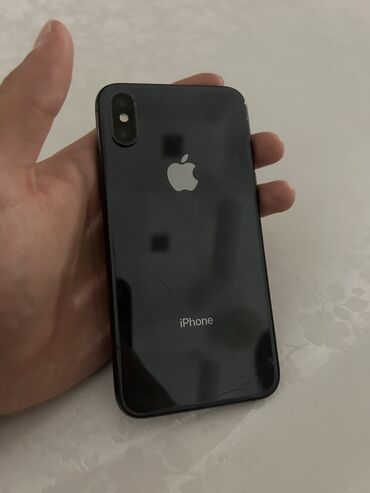 колдонулган телефон: IPhone Xs, Колдонулган, 64 ГБ, Jet Black, Заряддоочу түзүлүш, Коргоочу айнек, Кабель, 74 %