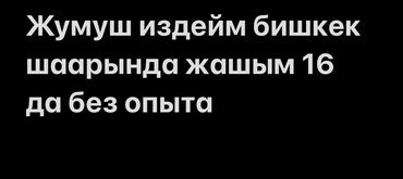 где искать работу в it: Ищу работу в Бишкеке. Возраст 16 лет, без опыта работы. Готов к