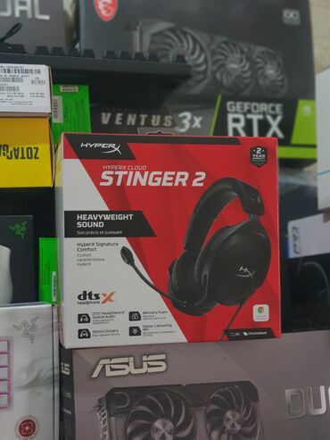 Digər auditexnika: Yeni Simli Qulaqcıqlar, HyperX, rəng - Qara