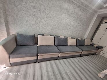 купить двухместный диван: Раскладной диван, Б/у, Тройка, Велюр