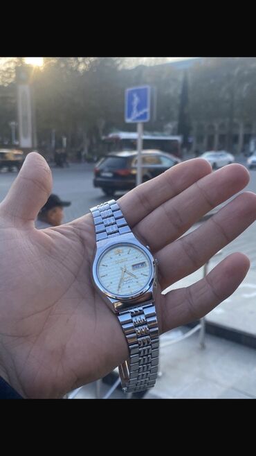 Toy paltarları və aksesuarları: Qol saatı, Orient, rəng - Gümüşü