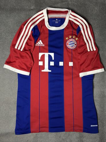 Брюки: Мужская футболка, Adidas, M (EU 38), цвет - Красный