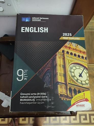 Məhsul: “English – 2025 Test Toplusu” (Dövlət İmtahan Mərkəzi) lalafo.az -da Məhsul: “English – 2025 Test Toplusu” (Dövlət İmtahan Mərkəzi)