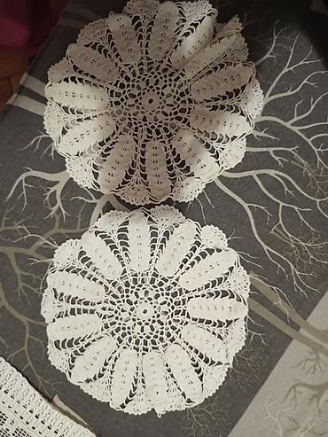 Kuhinjski tekstil: Milje. Heklani stolnjaci.Imam 7 istih 37cm precnik — 12