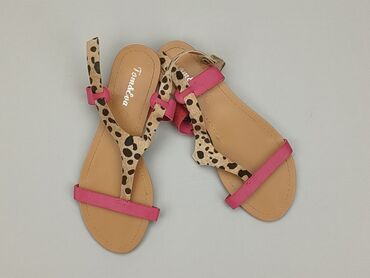 bluzki szara damskie: Sandals for women, 39, condition - Very good