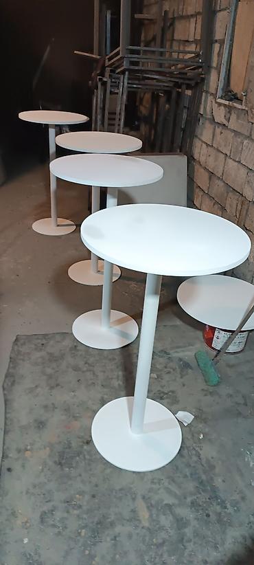 Mebel: Bar masası, Yeni, Açılmayan, Metal, Yumru masa — 1