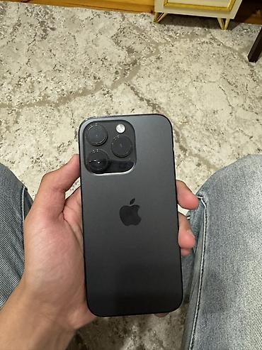 iphome 14 pro: IPhone 14 Pro, 256 GB, Qara, Barmaq izi, Face ID, Simsiz şarj — 1