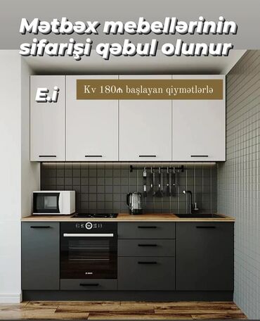 mətbəx mebeli kredit: *Mətbəx mebellərinin Sifarişlə Hazırlanması* 1Kvadrat metri ⤵️