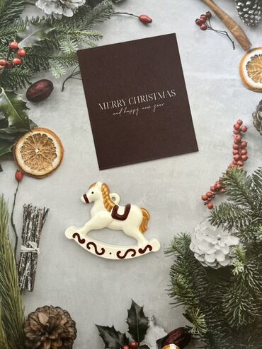 Yeni il oyuncaqları və bəzəkləri: Yeni il və Milad üçün dekorativ asılqan fiqurlar dəsti - Mövzu: Milad — 6