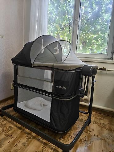 мобиль для манежа: Манеж-кровать, Б/у, Складная, Пластик — 6