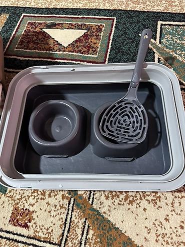 кошкин дом: Комплект для кошки/котёнка: - Домик-лежанка с мягкими стенками и — 2
