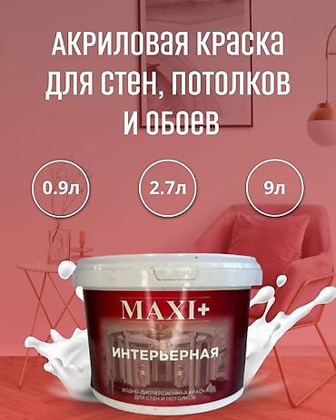 MAXI+ — интерьерная краска. Русс.яз Водно-дисперсионная краска для