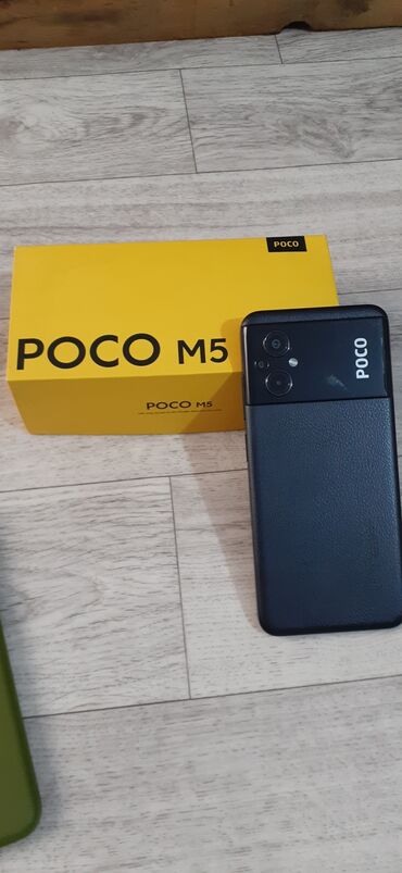 поко ф2 про: Poco M5, Колдонулган, 64 ГБ, түсү - Кара, 2 SIM