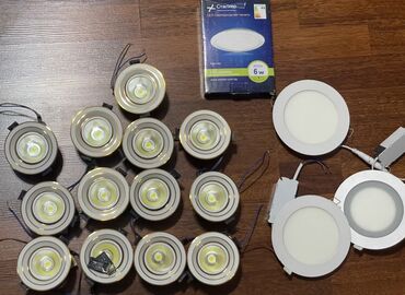 светильник настенный: Софиты б/у Все целые, работают В отличном состоянии 13 маленьких по 5W