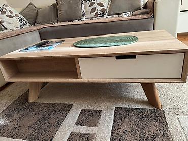 Ugaone garniture: KOMPLETNA DNEVNA SOBA Ugaona, tv komoda, dve police i sto. - — 15