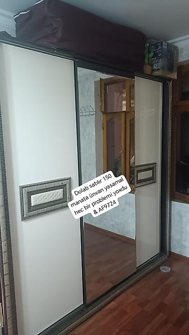 Dolab satılır 150 manata ünvan yasamal hec bir problemi yoxdu &amp;