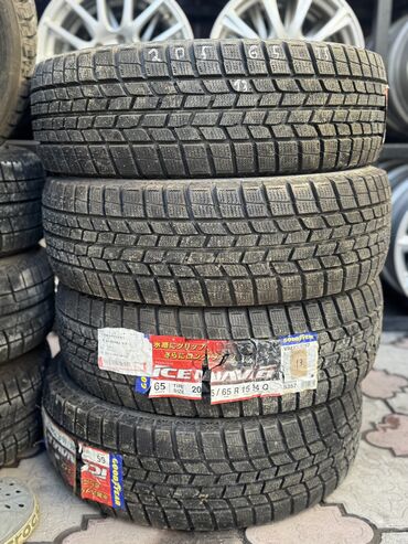 колесо для газ 53: Шины 205 / 65 / R 15, Зима, Б/у, Комплект, Легковые, Япония, GoodYear