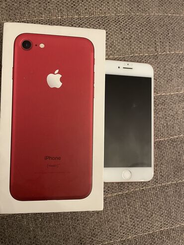 iphone 11 barter: IPhone 7, 128 GB, Qırmızı, Barmaq izi, Face ID, Sənədlərlə