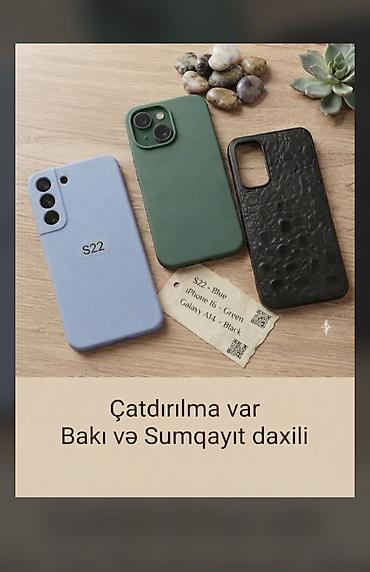 Telefon üçün kabrolar Model və rənglər: - Samsung Galaxy S22 – mavi