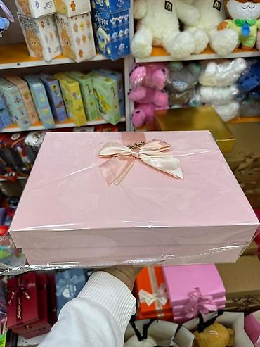 Hədiyyə bağlamaları: Hədiyyə qutusu, rəng - Çəhrayı — 9