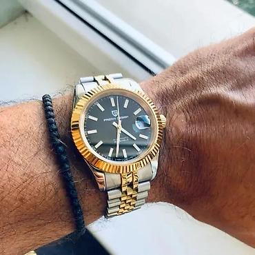 Ručni satovi: PAGANI DESIGN PD-1645 -42mm- Gold/Black- Rolex Datejust Potpuno nov — 1