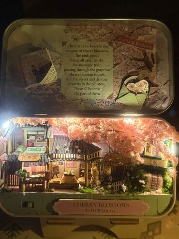 детские коляски б у ош: Миниатюрный диорам‑набор “Cherry Blossoms – In The Dreamland” в