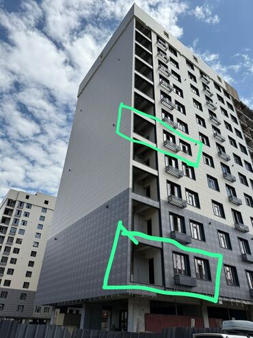 продаю кв кок жар: 2 комнаты, 66 м², Элитка, 6 этаж, ПСО (под самоотделку)