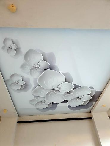 Натяжной потолок: Натяжной потолок Матовое, 3D потолки, Глянцевое Гарантия, Бесплатный замер, Бесплатная консультация — 5