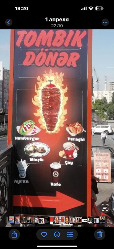 i̇ş vakansiya: Dönərçi usta işində vakansiya yaranıb.Dönər evi 20 yanvarda yerləşir
