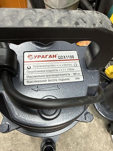 Погружной дренажный насос Ураган QDX1100 Технические характеристики at lalafo.kg Погружной дренажный насос Ураган QDX1100 Технические характеристики