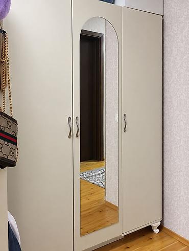 Uşaq otağı üçün dəst – ikimərtəbəli çarpayı və qarderob şkafı - Rəng