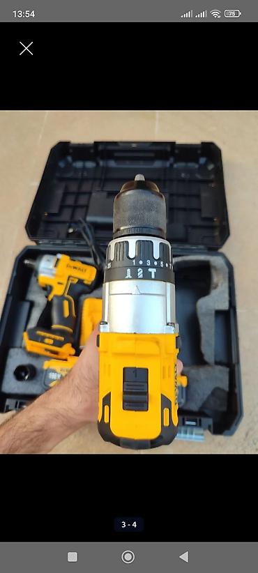 dewalt d2095: DEWALT XR Brushless akkumulyatorlu alətlər dəsti Dəstdə olanlar: - 1 — 2