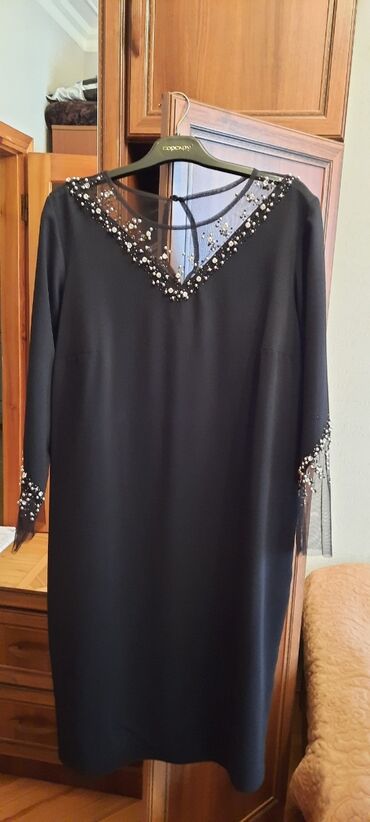 qadın kriperləri: Вечернее платье, Миди, S