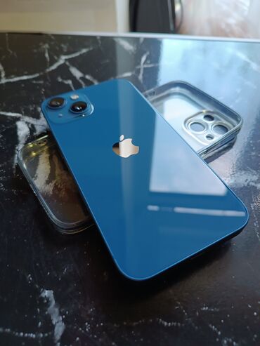 iphone x 2 ci el: IPhone 13, 128 GB, Mavi, Simsiz şarj, Face ID, Sənədlərlə