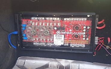 səs yazan: REISS AUDIO RS-450.4A avtomobil gücləndiricisi 4 ədəd 170rms apo — 1