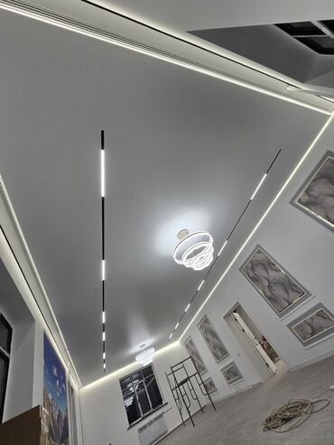 Натяжной потолок: Натяжной потолок Матовое, 3D потолки, Глянцевое Бесплатная консультация, Демонтаж, Бесплатный замер — 28