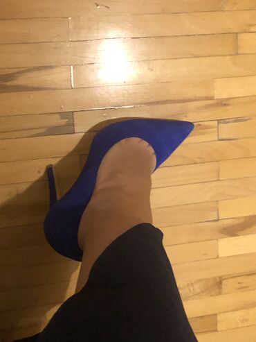 Tuflilər: Tuflilər, Ölçü: 38, rəng - Göy, İşlənmiş — 8