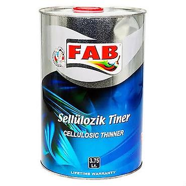 FAB Sellülozik Tiner – 3.75 L - Növ: Sellülozik tiner (Cellulosic