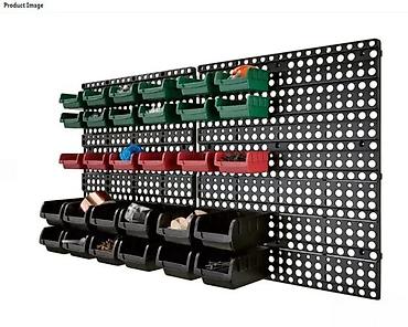 Ostali alati i mašine: Zidni organizator sa plastičnim kutijama za radionicu/garage - Sistem — 2