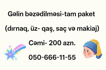 hp printer skaner: Gəlin bəzədilməsi və gözəllik xidmətləri – peşəkar salon paketi - — 1