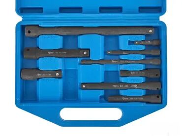 Setovi alata: Set produžetaka udarnih 9 komada 1/4", 3/8", 1/2" CrV GEKO (Poljska) — 6