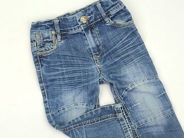 jeans biker: Denim pants, 12-18 months, condition - Good