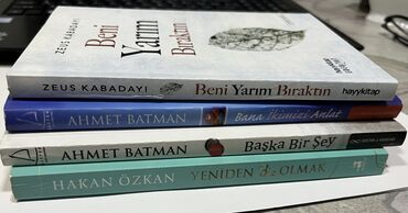 Kitablar, jurnallar, CD, DVD: Kitablar ikinci əldir, hər biri ayrılıqda 4 azn. Sifariş üçün votsapa