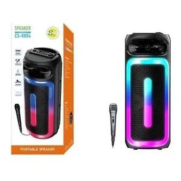slikar tapi: Bluetooth karaoke zvučnik CS-8804 sa LED osvetljenjem i mikrofonom - — 4