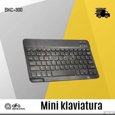 klaviatura bluetooth: Bluetooth Klaviatura BKC300 Əməliyyat sistemi: 10m Sistem: Windows